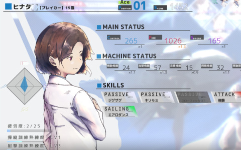 「空と無垢の6機」がSteamで1月30日にリリース――6人の少年少女を“無垢の乗機”の機手として育成するシミュレーションADV