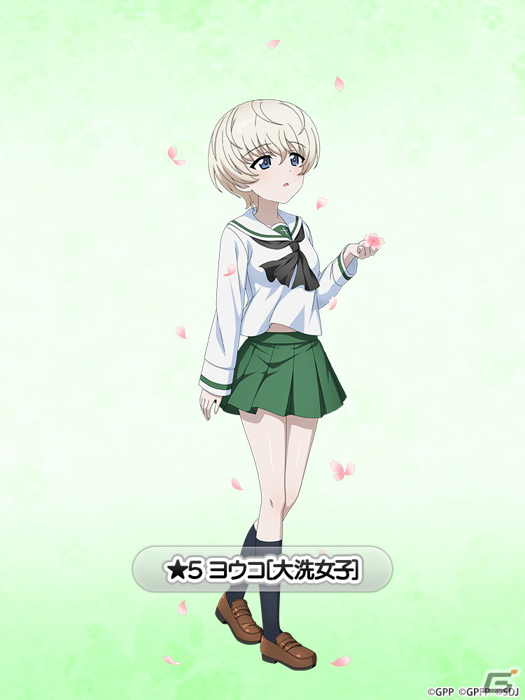 「ガールズ＆パンツァー 戦車道大作戦！」に大洗女子学園制服のヨウコが登場！の画像