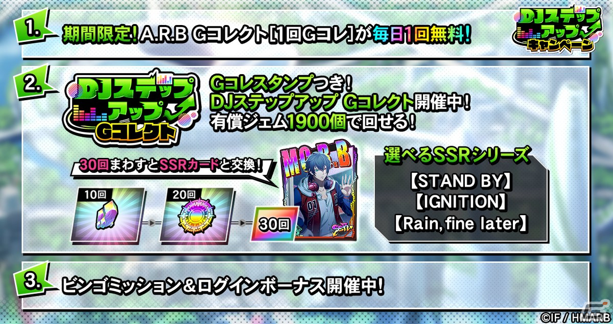 「ヒプマイARB」でイベント「学園ヒプノシスマイク 後編」が開始!紅組で参加する「SSR【学年一の秀才】山田三郎」がイベントの報酬にの画像