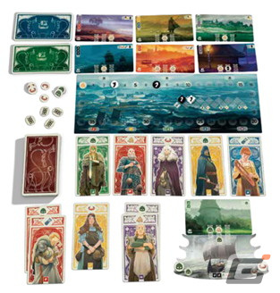 ヴァイキングがテーマの2~4人用ボードゲーム「クナール」日本語版が2月下旬に発売!一団を率いて富と名声を獲得しようの画像