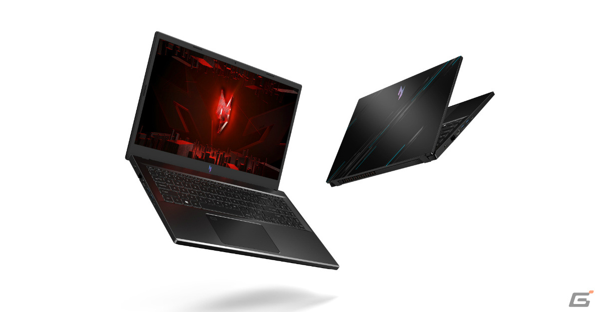 NitroよりNVIDIA GeForce RTX 4050 Laptop GPU搭載のゲーミングノートPC「Nitro V 15」が1月25日に発売!の画像