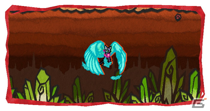 【カラス】カラスの翼で1度だけ空中ジャンプができる。