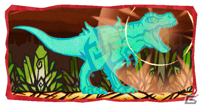 【ティラノサウルス】ティラノサウルスに変身し、咆哮の衝撃波で周囲に大ダメージを与える。