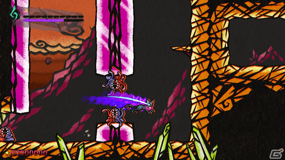 “避ける”アクションから