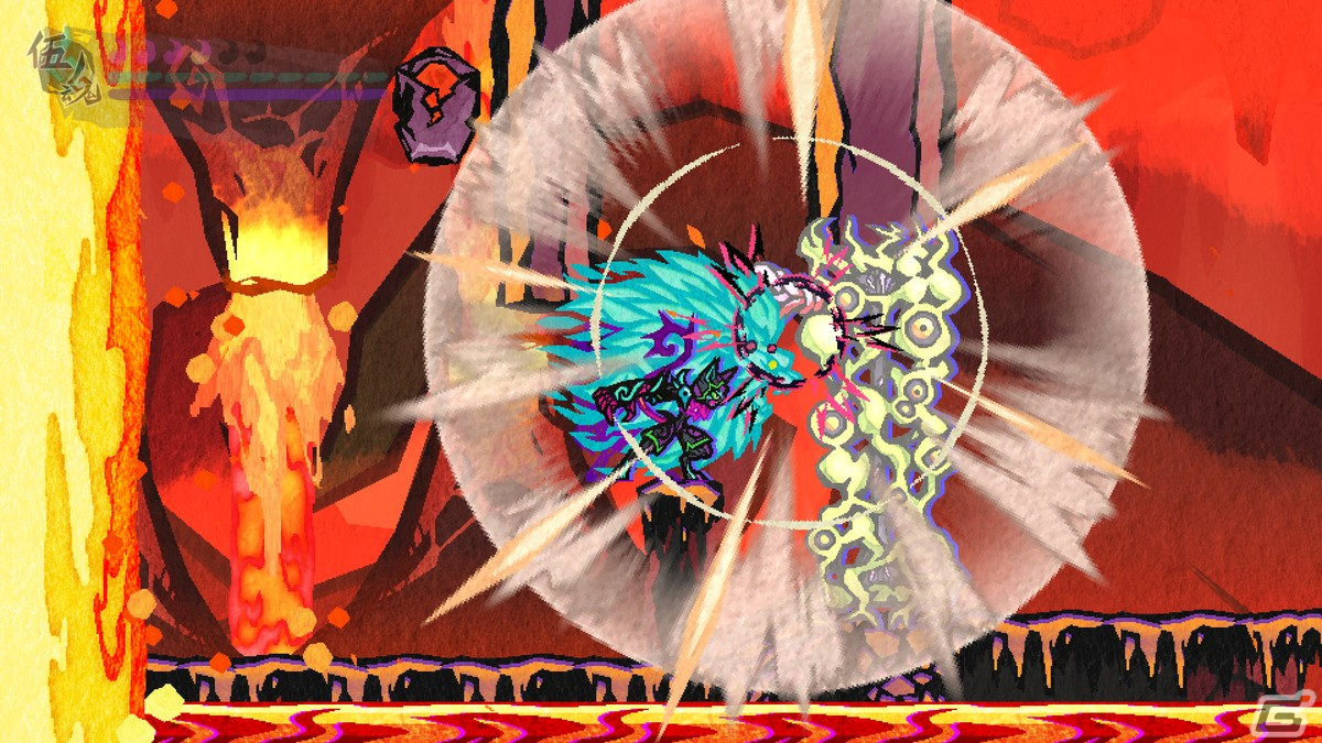 「九魂の久遠」の発売日が1月24日に決定！“きりえ”タッチで描かれる世界が美しいインティ・クリエイツ新作アクションの画像