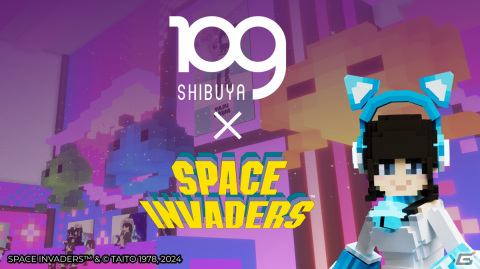 The Sandbox「SHIBUYA109 LAND」で「スペースインベーダー」とのコラボイベントが開催！の画像1