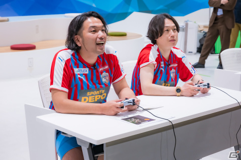 「eFootball 2024」にお笑いコンビ・見取り図が実装!盛山晋太郎さん&リリーさん出演コラボ動画の撮影レポートをお届けの画像6