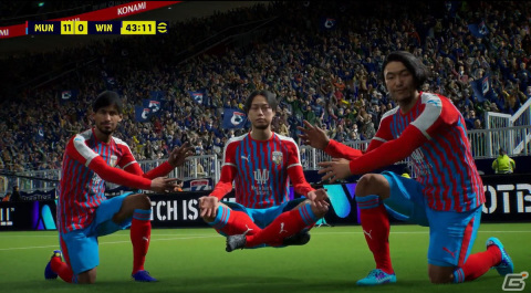 「eFootball 2024」にお笑いコンビ・見取り図が実装!盛山晋太郎さん&リリーさん出演コラボ動画の撮影レポートをお届けの画像7