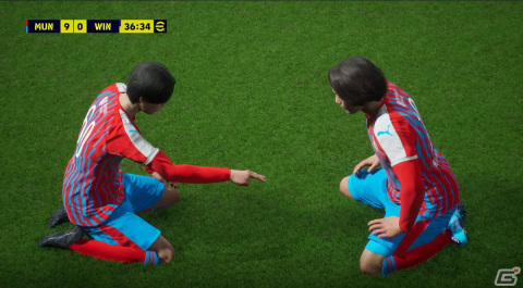 「eFootball 2024」にお笑いコンビ・見取り図が実装!盛山晋太郎さん&リリーさん出演コラボ動画の撮影レポートをお届けの画像8