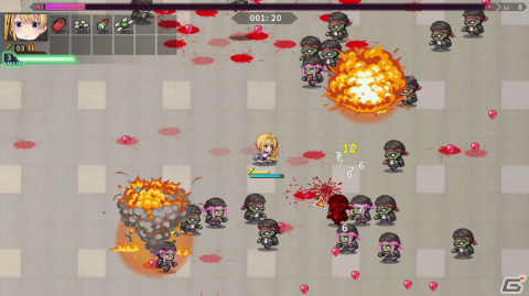 qureateのアクションSTG「メイド・オブ・ザ・デッド」のメインビジュアルが解禁!レイラ・サンダース(CV:中村カンナ)たちの情報もの画像