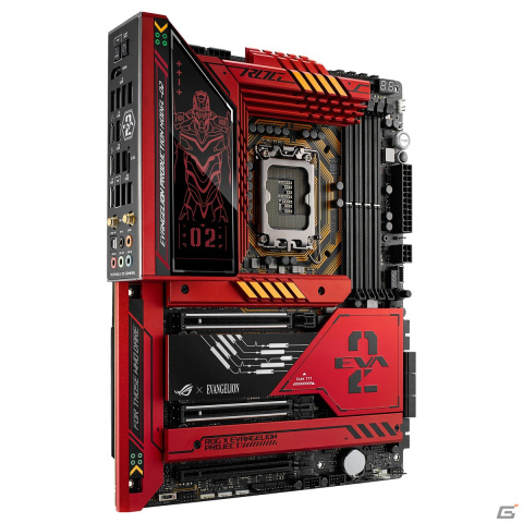 「ROG×エヴァンゲリオン」からアスカとEVA-02をイメージしたコラボマザーボードが1月26日に発売!の画像