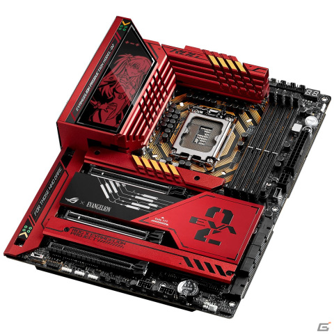 「ROG×エヴァンゲリオン」からアスカとEVA-02をイメージしたコラボマザーボードが1月26日に発売!の画像