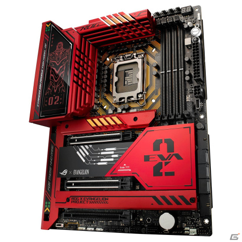 「ROG×エヴァンゲリオン」からアスカとEVA-02をイメージしたコラボマザーボードが1月26日に発売!の画像