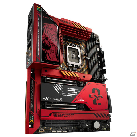 「ROG×エヴァンゲリオン」からアスカとEVA-02をイメージしたコラボマザーボードが1月26日に発売!の画像