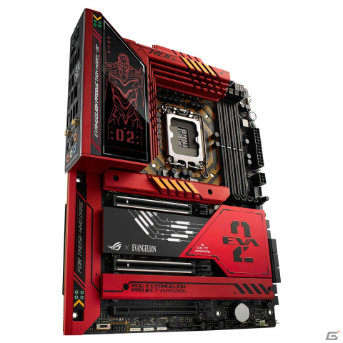 「ROG×エヴァンゲリオン」からアスカとEVA-02をイメージしたコラボマザーボードが1月26日に発売!の画像