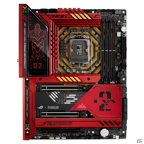 「ROG×エヴァンゲリオン」からアスカとEVA-02をイメージしたコラボマザーボードが1月26日に発売!の画像