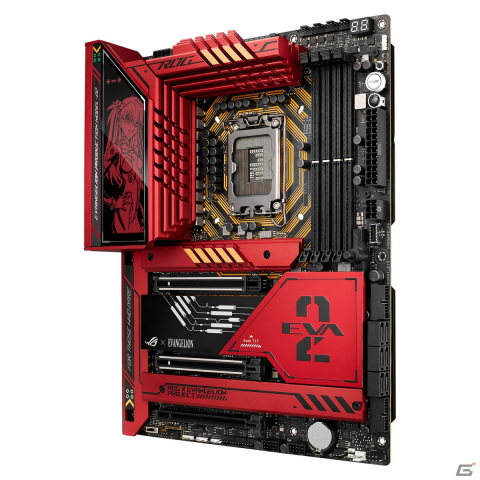 「ROG×エヴァンゲリオン」からアスカとEVA-02をイメージしたコラボマザーボードが1月26日に発売!の画像
