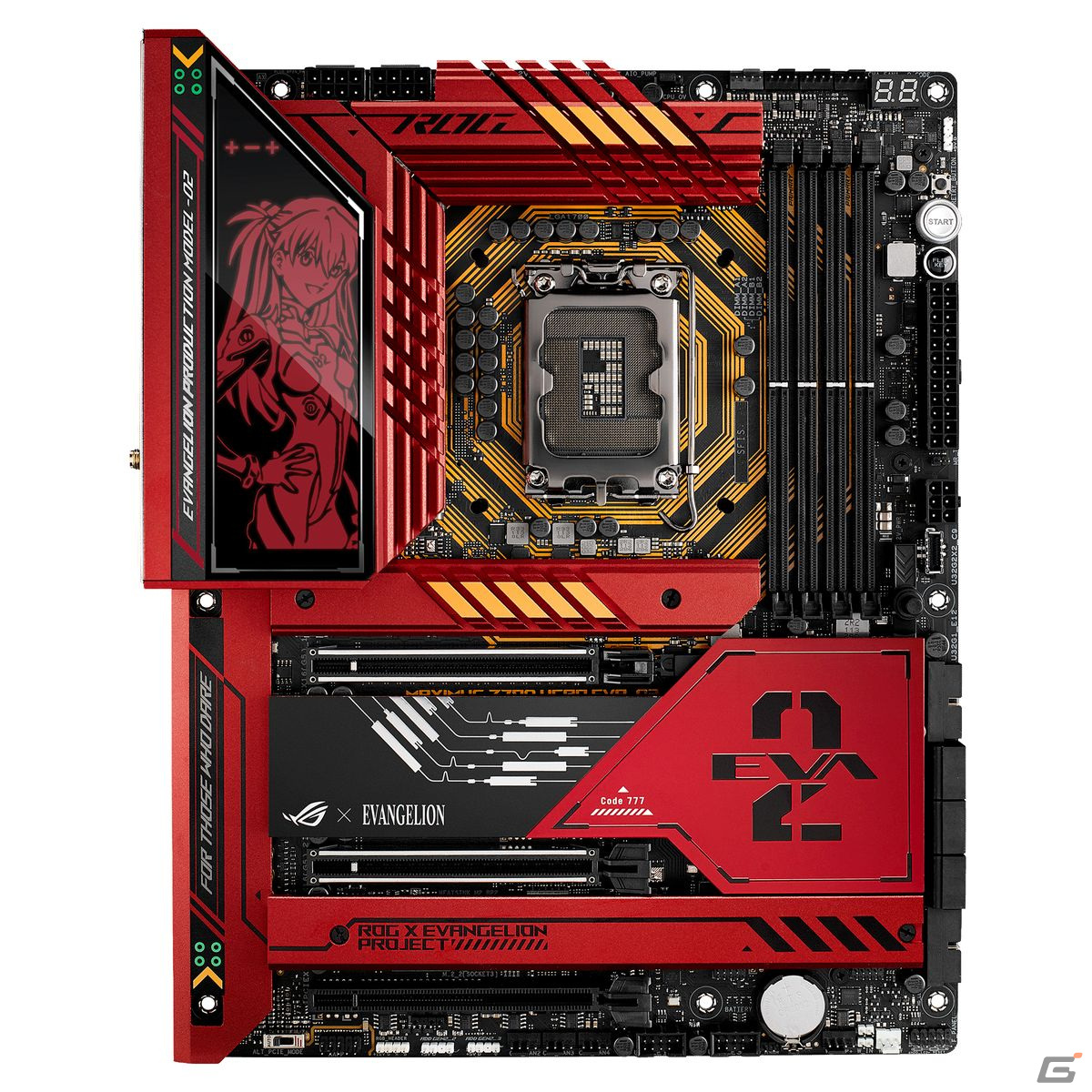 「ROG×エヴァンゲリオン」からアスカとEVA-02をイメージしたコラボマザーボードが1月26日に発売！の画像3