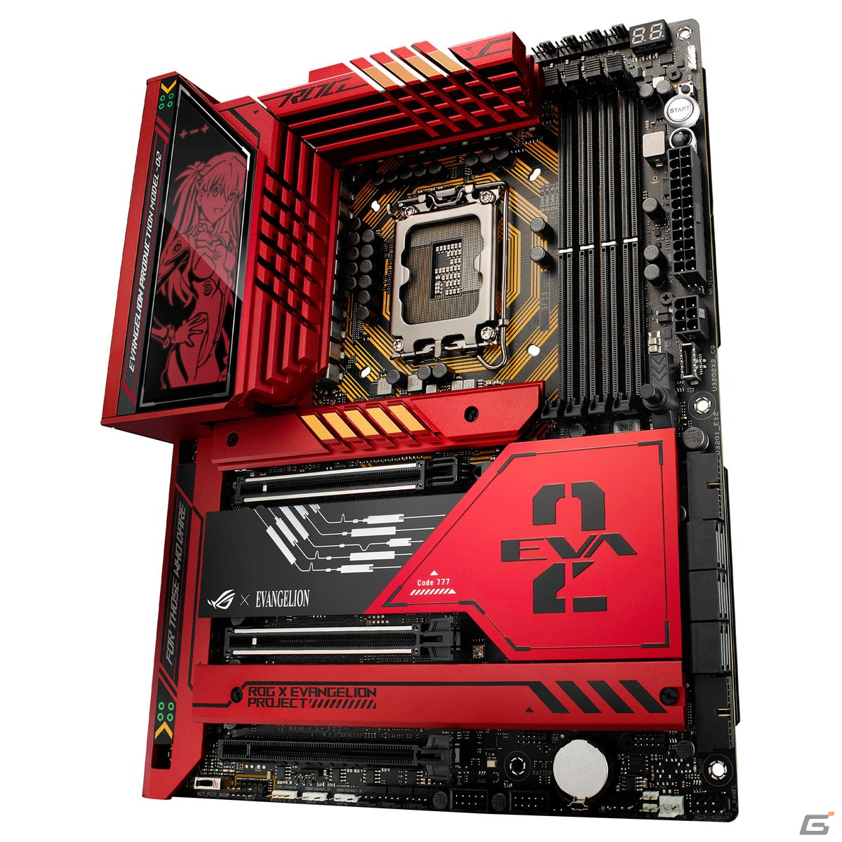 「ROG×エヴァンゲリオン」からアスカとEVA-02をイメージしたコラボマザーボードが1月26日に発売！の画像5