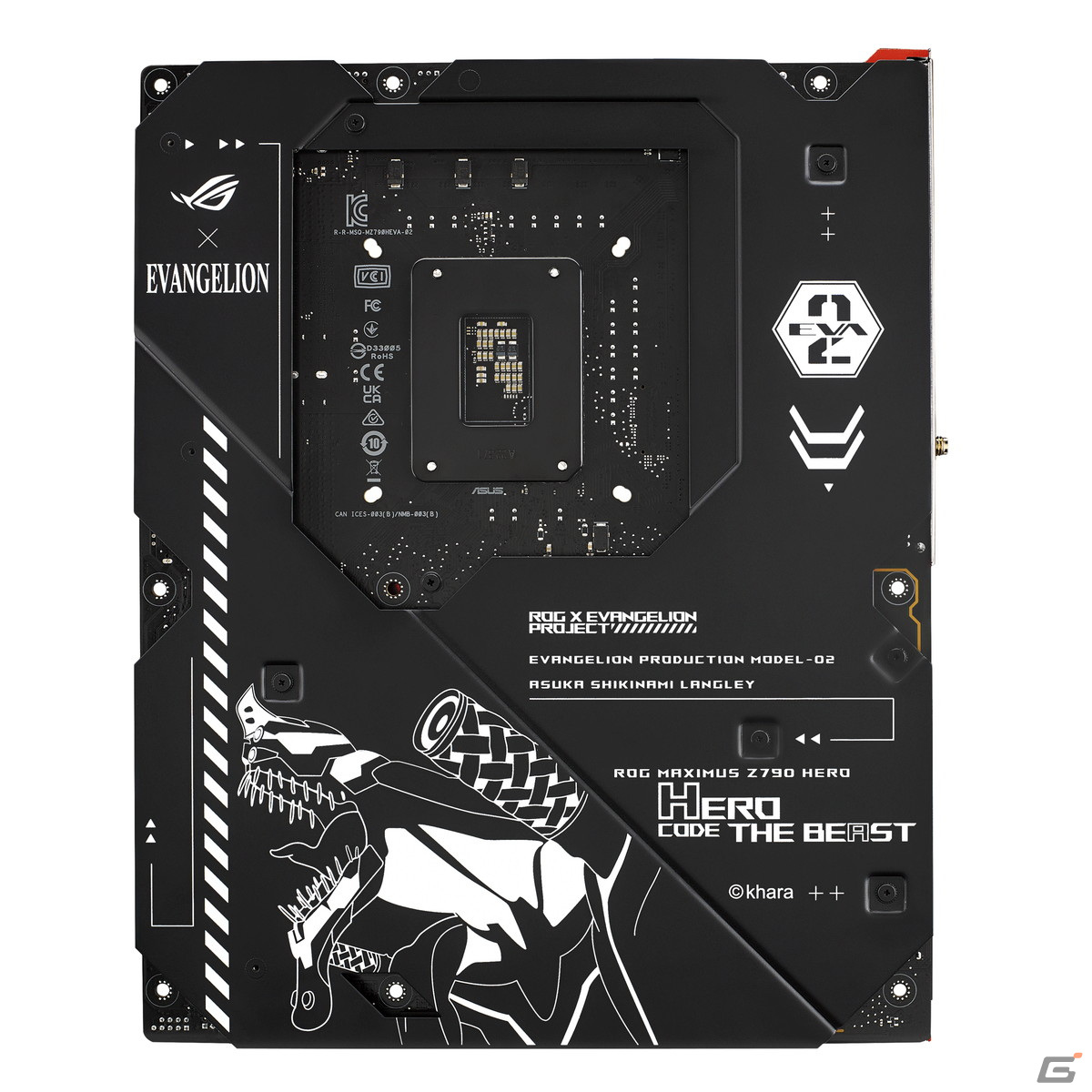 「ROG×エヴァンゲリオン」からアスカとEVA-02をイメージしたコラボマザーボードが1月26日に発売！の画像6