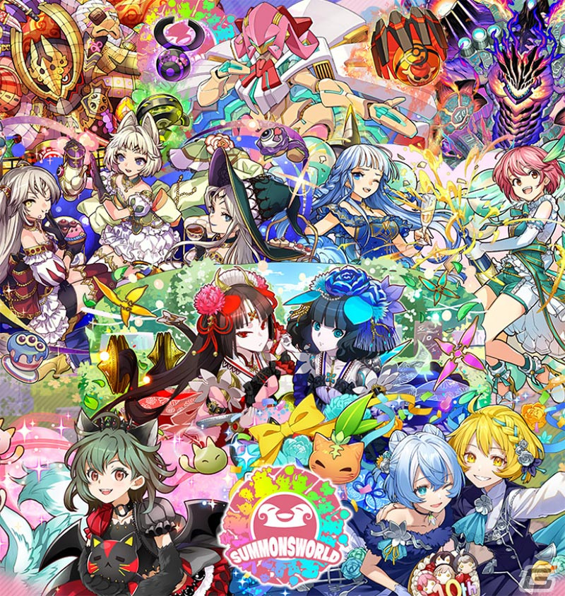 「サモンズボード」で「10周年アニバーサリーイベント 本祝祭」が開催！イベントエリア「サモワールド」や白金の祝装・紅華が登場の画像