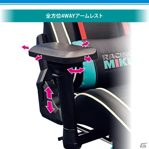 「レーシングミク 2023 Ver.」トリダモノ氏のイラストを用いたゲーミングチェア・マウスパッドが2月26日に発売！数量限定で予約受付スタートの画像6