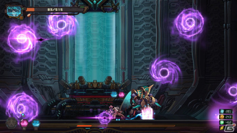 冷酷なプログラムに支配された世界が舞台のメトロイドヴァニア「湮滅ライン（Oblivion Override）」のVer1.0が正式リリース！の画像