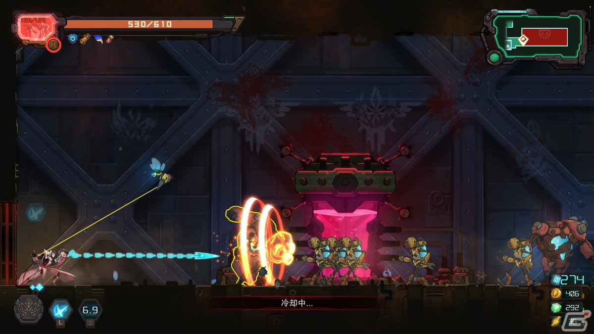 冷酷なプログラムに支配された世界が舞台のメトロイドヴァニア「湮滅ライン（Oblivion Override）」のVer1.0が正式リリース！の画像10