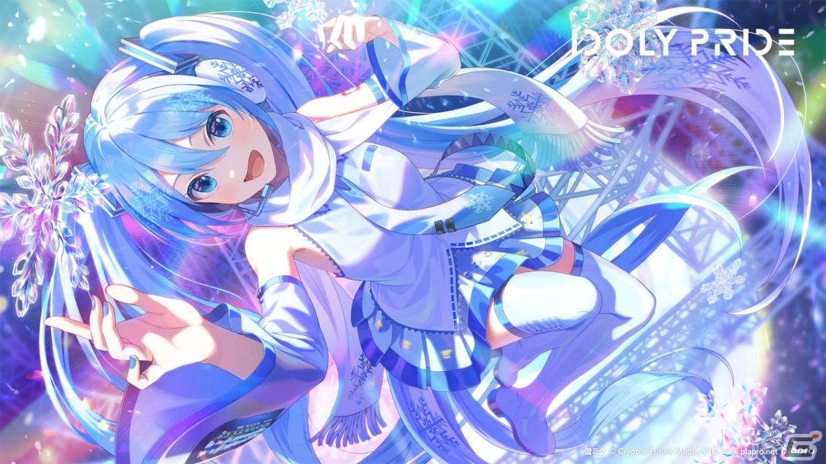 ★5 雪と花と奇跡の結晶 雪ミク