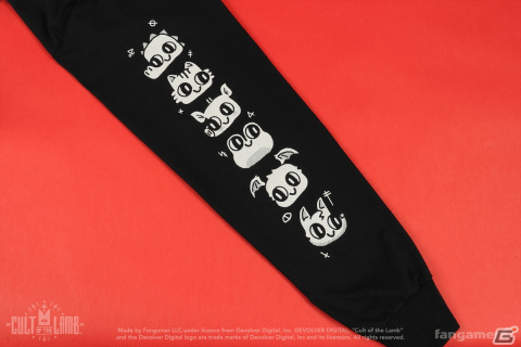 「信奉者たち ロングスリーブ Tシャツ」袖デザイン