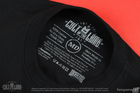 「信奉者たち ロングスリーブ Tシャツ」首裏デザイン
