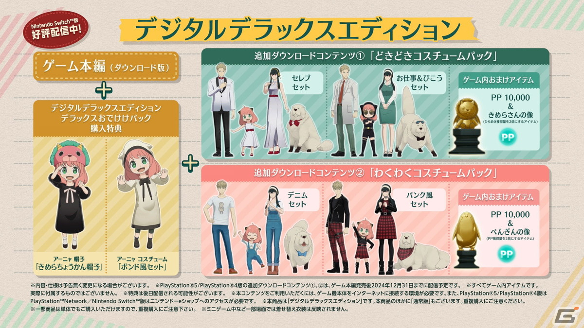 「SPY×FAMILY OPERATION DIARY」PS5/PS4版の発売日が6月27日に決定！ゲームの流れを紹介する第2弾プロモーション映像も公開の画像