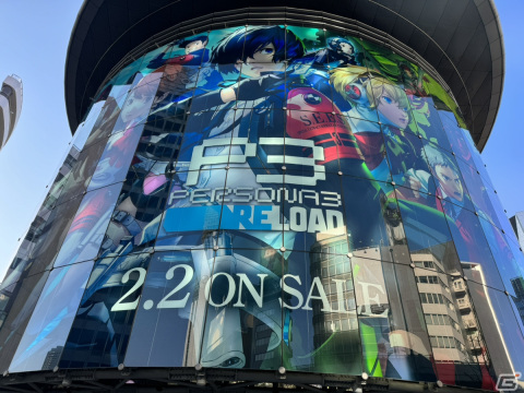 「ペルソナ3 リロード」の大規模広告が東京・六本木、渋谷、品川に登場!JR品川駅は時間帯で装いが切り替わる特別仕様にの画像