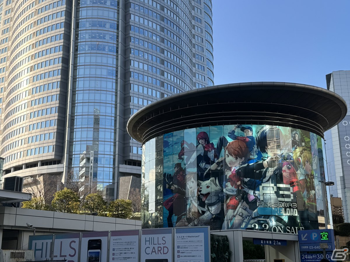 「ペルソナ3 リロード」の大規模広告が東京・六本木、渋谷、品川に登場！JR品川駅は時間帯で装いが切り替わる特別仕様にの画像1