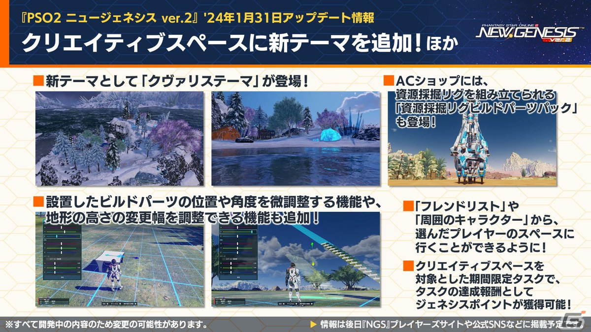 「PSO2 ニュージェネシス」にじさんじの天宮こころさん、長尾景さん、魔使マオさん、夜見れなさんとのコラボ詳細が発表！の画像