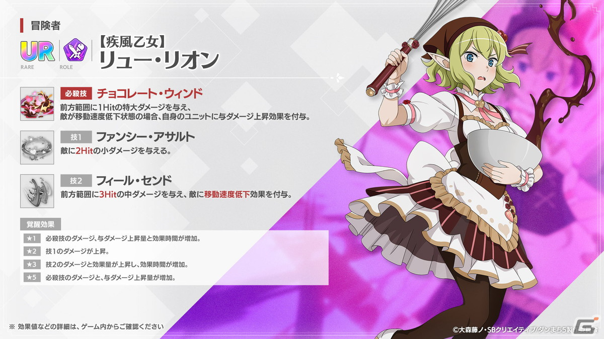 「ダンまち バトル・クロニクル」でイベント「レッツ☆アオハル バレンタイン大作戦」が開催！パティシエ衣装のリューなどが登場の画像4