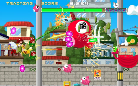 「モリシューター！のぞみ」がSwitchで配信！モリを撃ち込み敵を引っ張りながら戦うシューティングゲーム