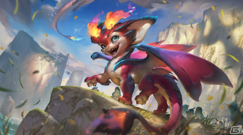 「LoL」新チャンピオン「炎の幼龍、スモルダー」が実装！スロウ付きAOE「ママーッ！！」でボットレーンを焼き尽くすADCの画像1