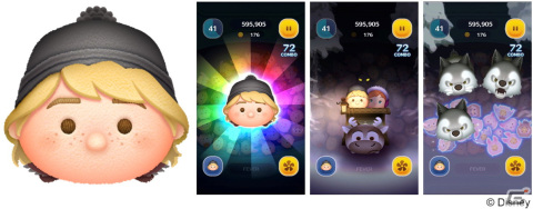 「LINE：ディズニー ツムツム」に「アナと雪の女王」公開10周年記念のペアツム「エルサ＆オラフ」が登場！冬の衣装を着たアナやクリストフもの画像4