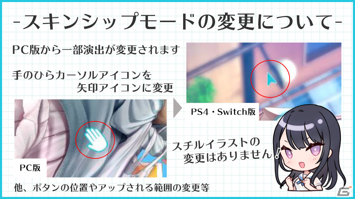 「制服カノジョSTART」PS4/Switch版が無料配信！PC版からスチルイラストの変更・修正は無しの画像
