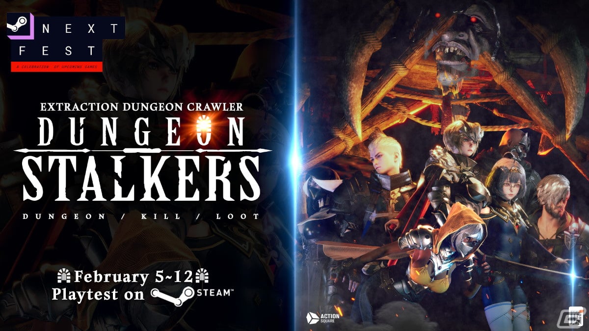 「ダンジョンストーカーズ」のSteam Next Fest用トレーラーが公開！ボイスチャット機能やランキングシステムなどの新要素を紹介の画像