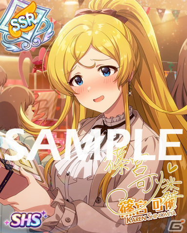 「ミリシタ」楽曲「バトンタッチ」で楽しむイベントが開催！SSRの篠宮可憐と如月千早が登場するガシャも実施の画像