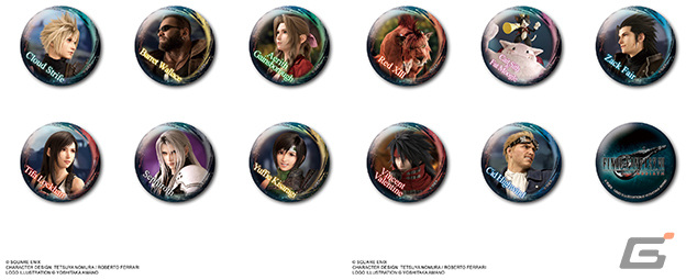 「ファイナルファンタジーVII リバース」カンバッジコレクション