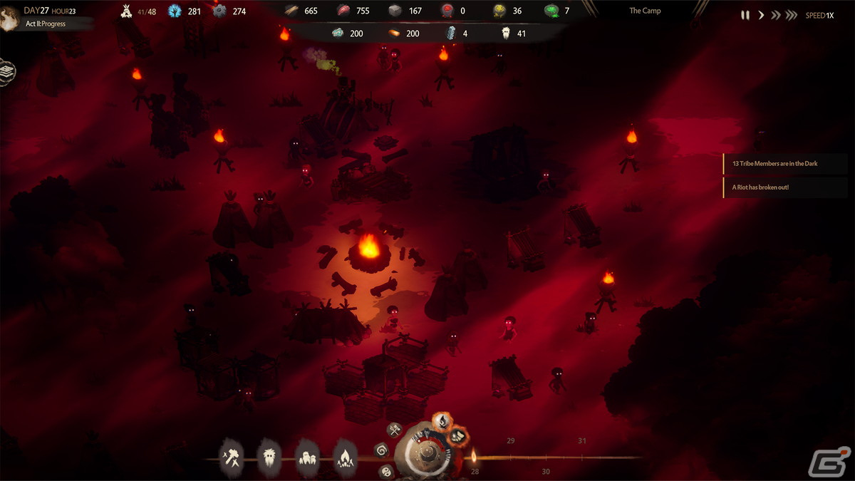ラヴクラフト系サバイバルゲーム「The Tribe Must Survive」Steam Next Fest 2024で無料デモが公開！不気味な石器時代を部族の仲間と生き残れの画像2