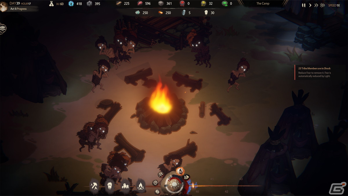 ラヴクラフト系サバイバルゲーム「The Tribe Must Survive」Steam Next Fest 2024で無料デモが公開！不気味な石器時代を部族の仲間と生き残れの画像4