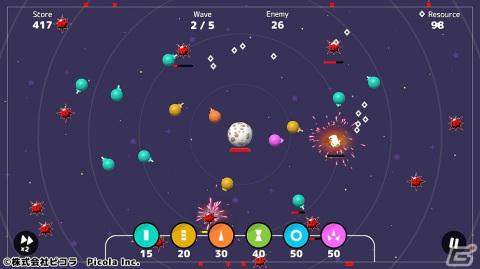 タワーディフェンスゲーム「さーきゅらーディフェンス!!～とある辺境惑星開拓事務所、30日の記録～」が2024年にSteamで配信！の画像2