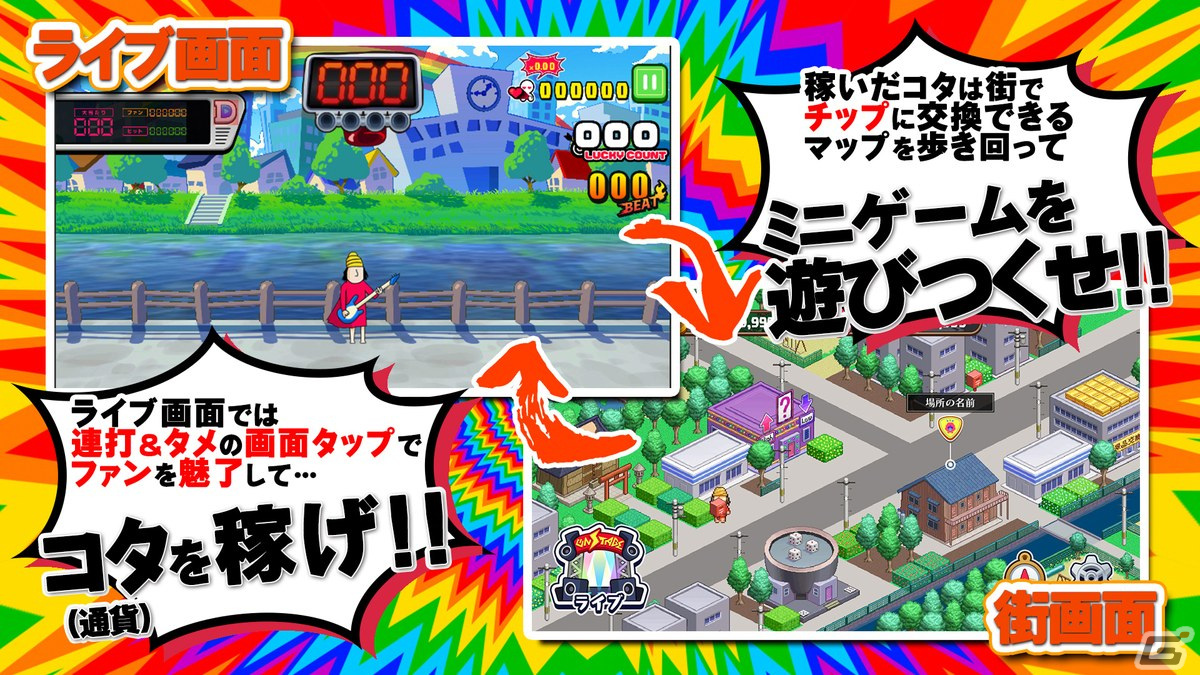 脳汁爆出のドカバキ爽快アクション「響け!コウタロー」が3月3日にiOS/Androidで配信!の画像