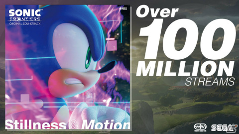 「ソニックフロンティア」サントラ「Sonic Frontiers Original Soundtrack Stillness ＆ Motion」の総ストリーミング再生数が1億回を突破！の画像1