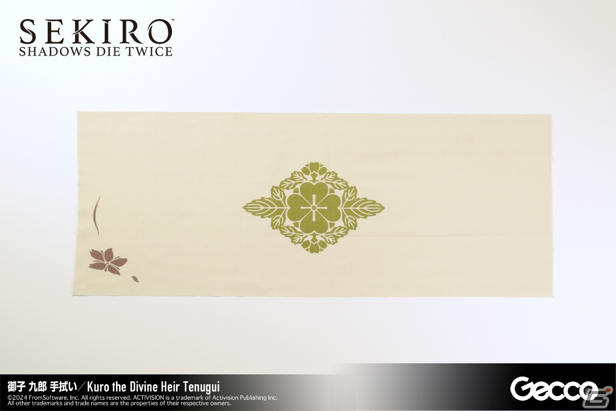 「SEKIRO: SHADOWS DIE TWICE」より“紋”をモチーフとした手拭いが登場！予約受付を開始の画像