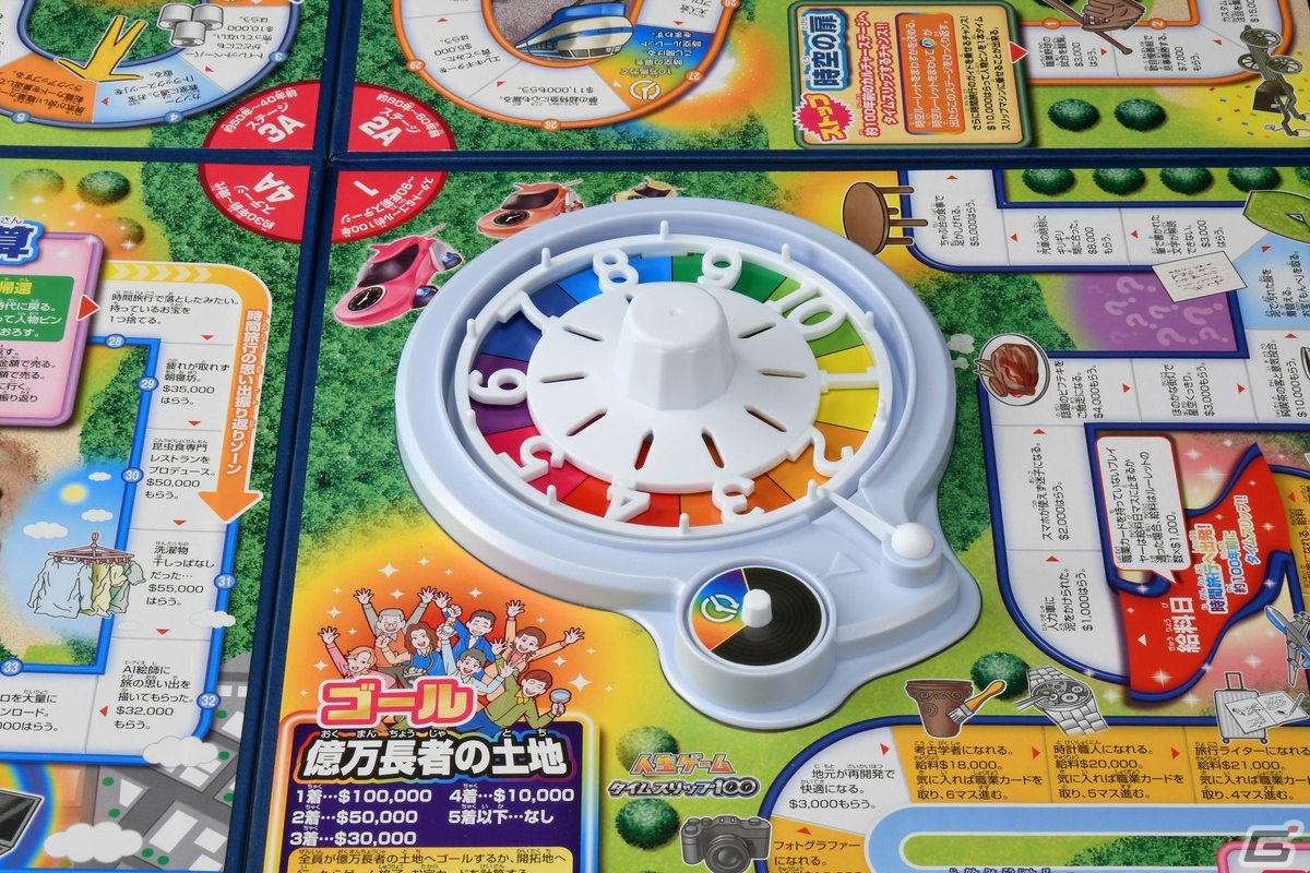 大正から約100年後の未来までを旅する「人生ゲーム タイムスリップ100